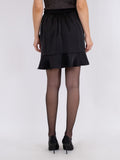 Bekka Heavy Sateen Skirt - Black