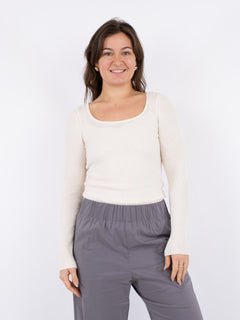 Corine Boucle Blouse - Off White