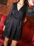 Nene Glitz Dress - Black