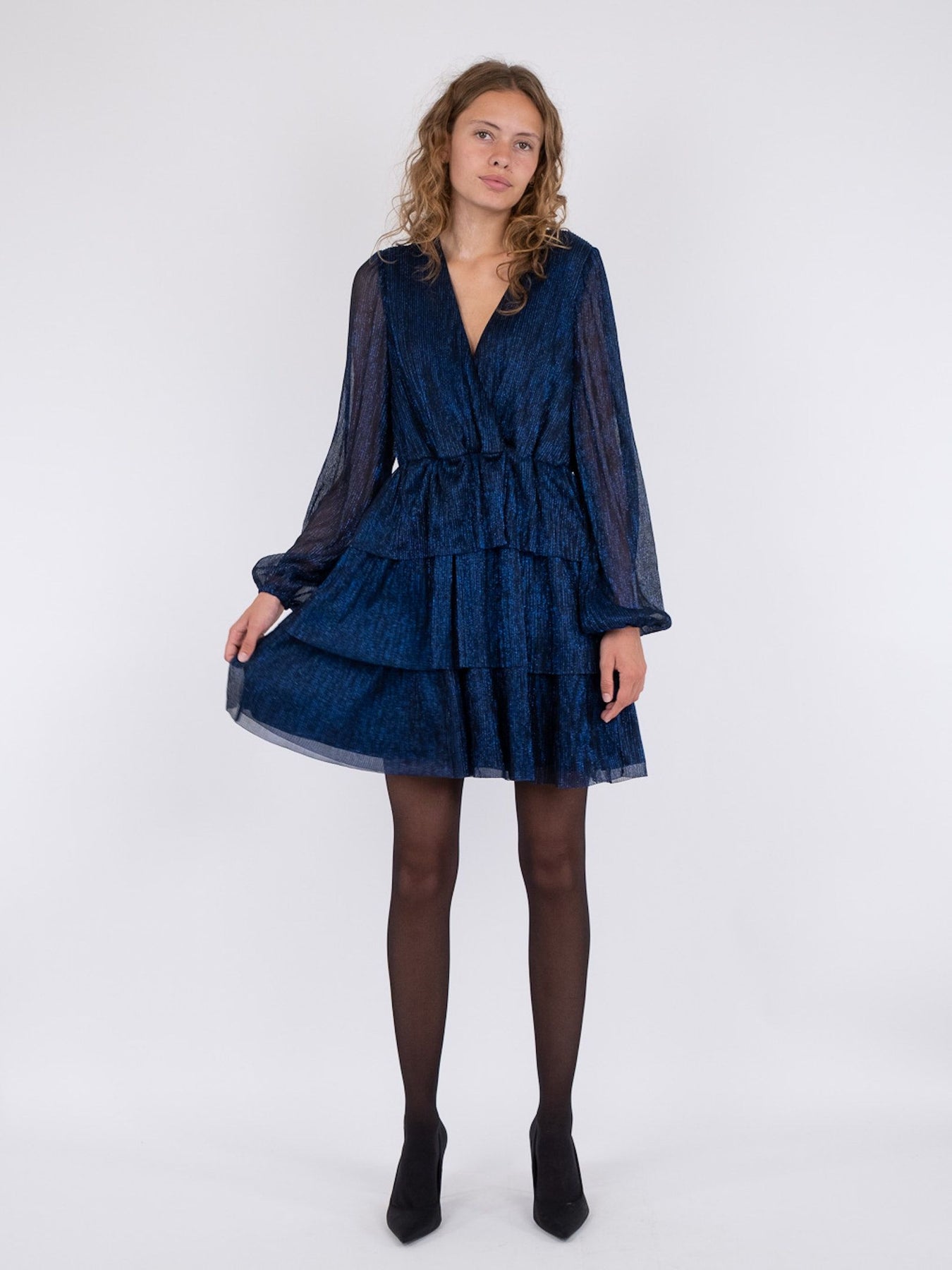 Nene Glitz Dress - Blue