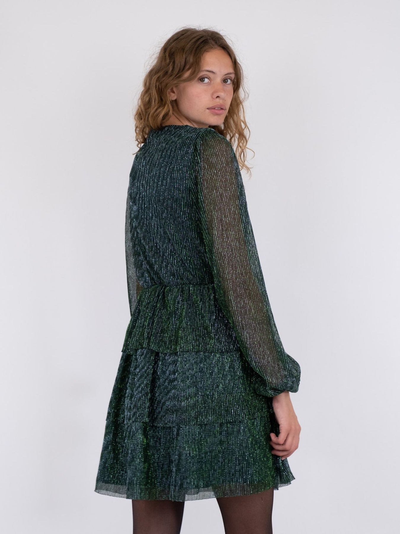 Nene Glitz Dress - Green