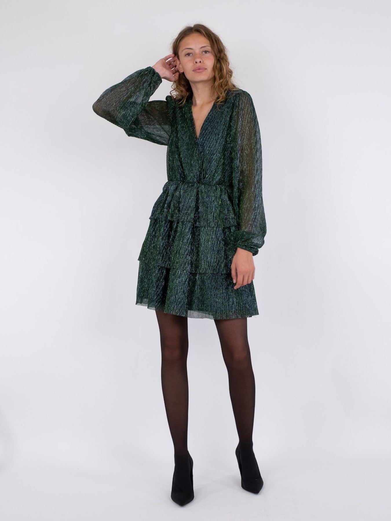 Nene Glitz Dress - Green
