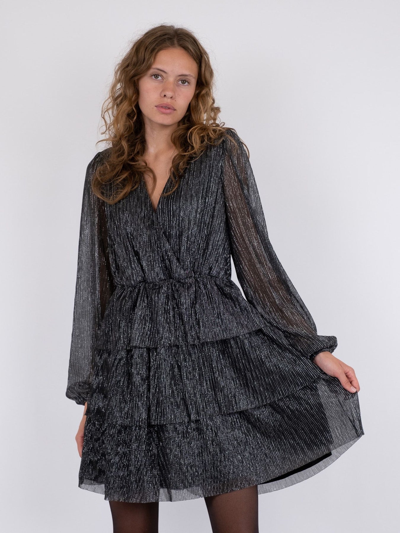 Nene Glitz Dress - Silver