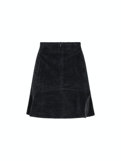 Loui Corduroy Skirt - Black