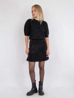 Loui Corduroy Skirt - Black