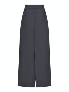 Vipse Melange Skirt - Dark Grey
