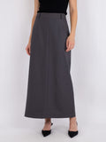 Vipse Melange Skirt - Dark Grey