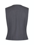 Vendetta Melange Vest - Dark Grey