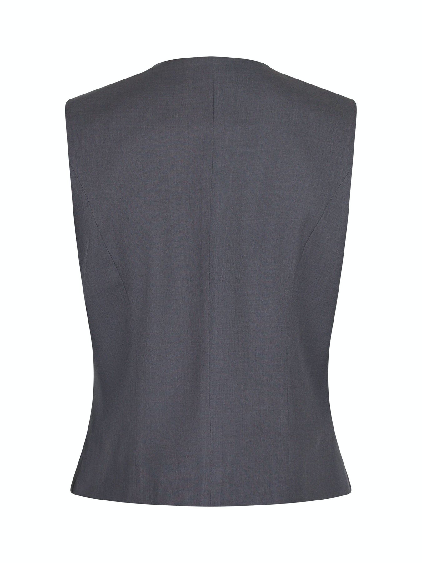 Vendetta Melange Vest - Dark Grey