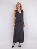 Vendetta Melange Vest - Dark Grey