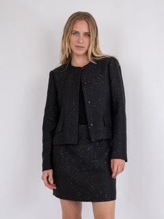 Helina Sequins Jacket - Black