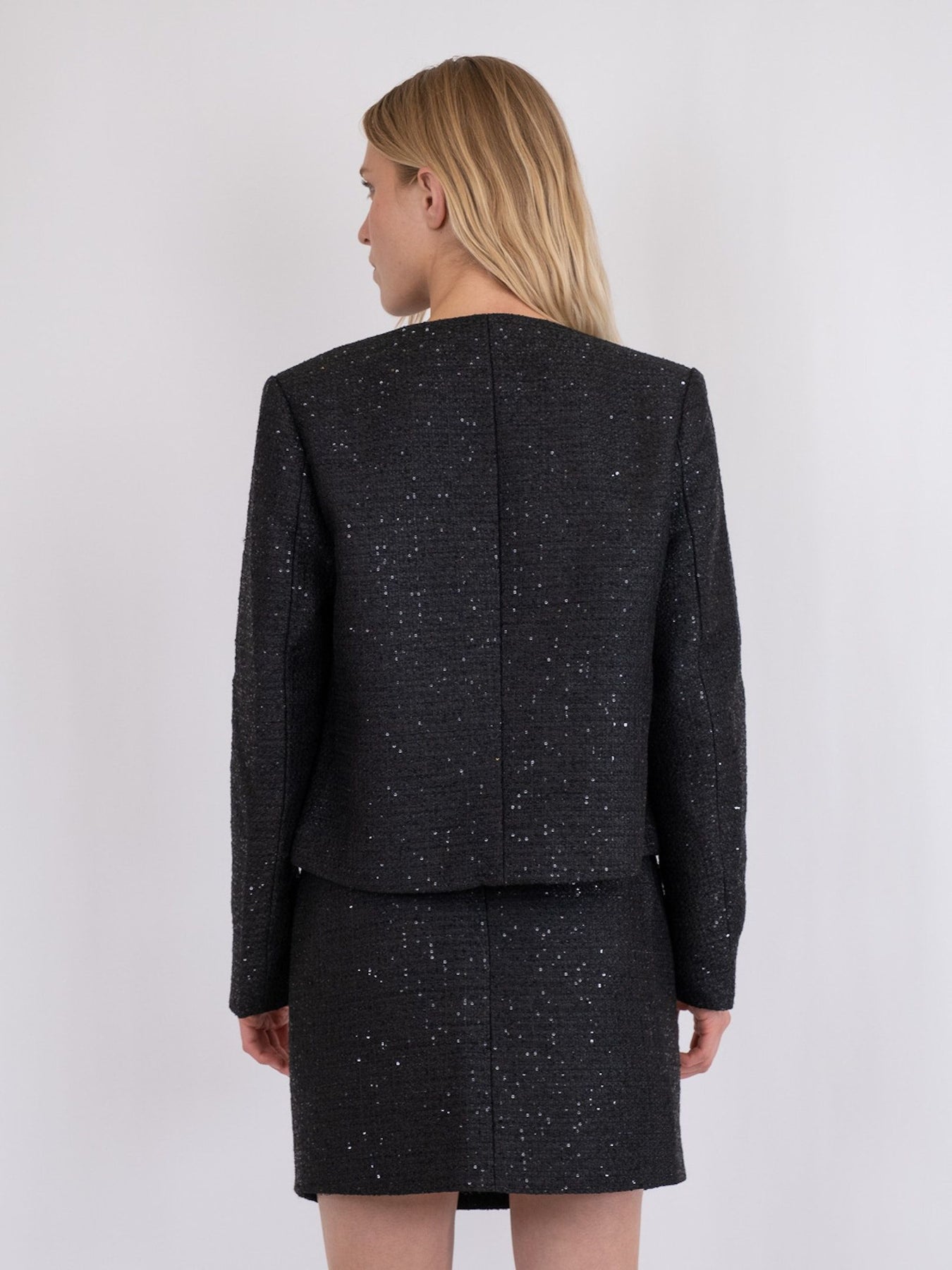 Helina Sequins Jacket - Black