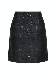 Helmine Sequins Skirt - Black