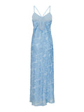 Clia Fringe Dress - Sky Blue
