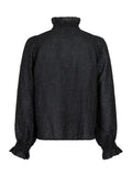 Brielle Glitter Blouse - Black