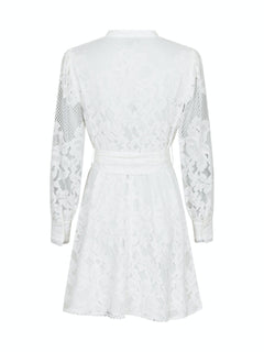 Heidi Lace Dress - White