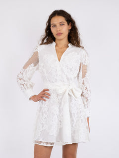 Heidi Lace Dress - White