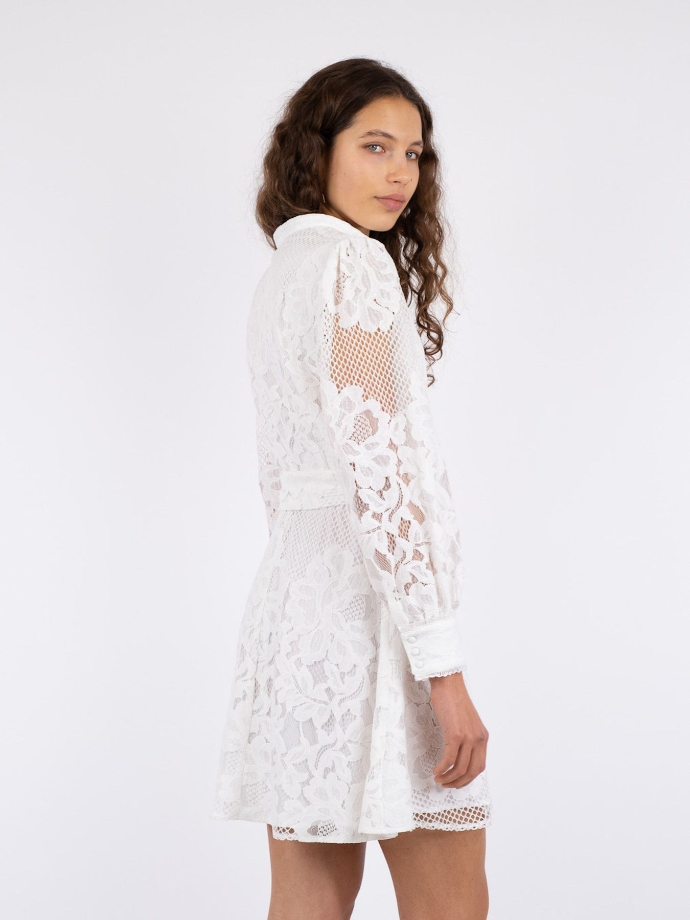 Heidi Lace Dress - White