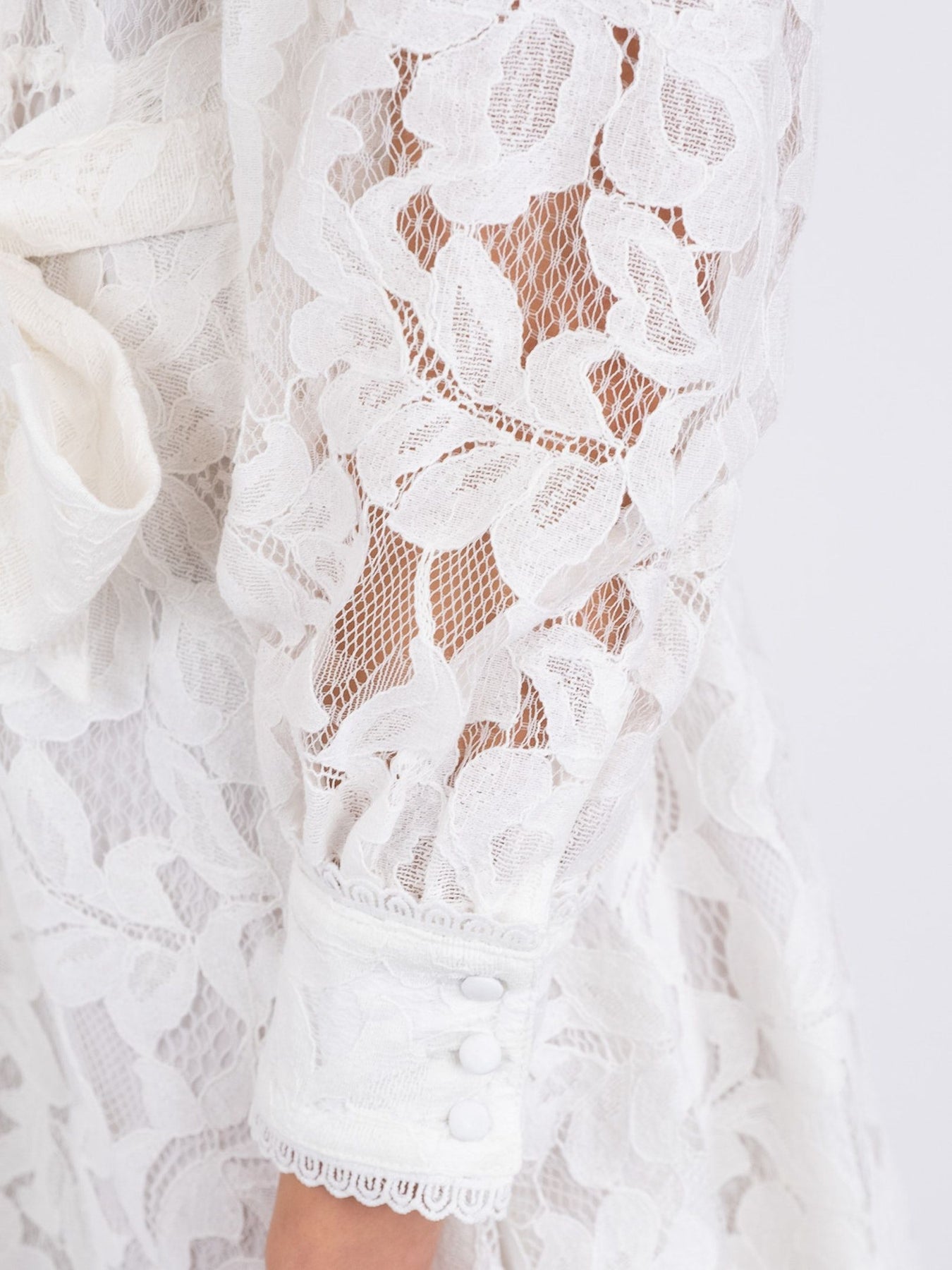 Heidi Lace Dress - White