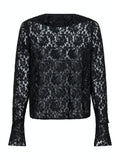 Anika Lace Blouse - Black