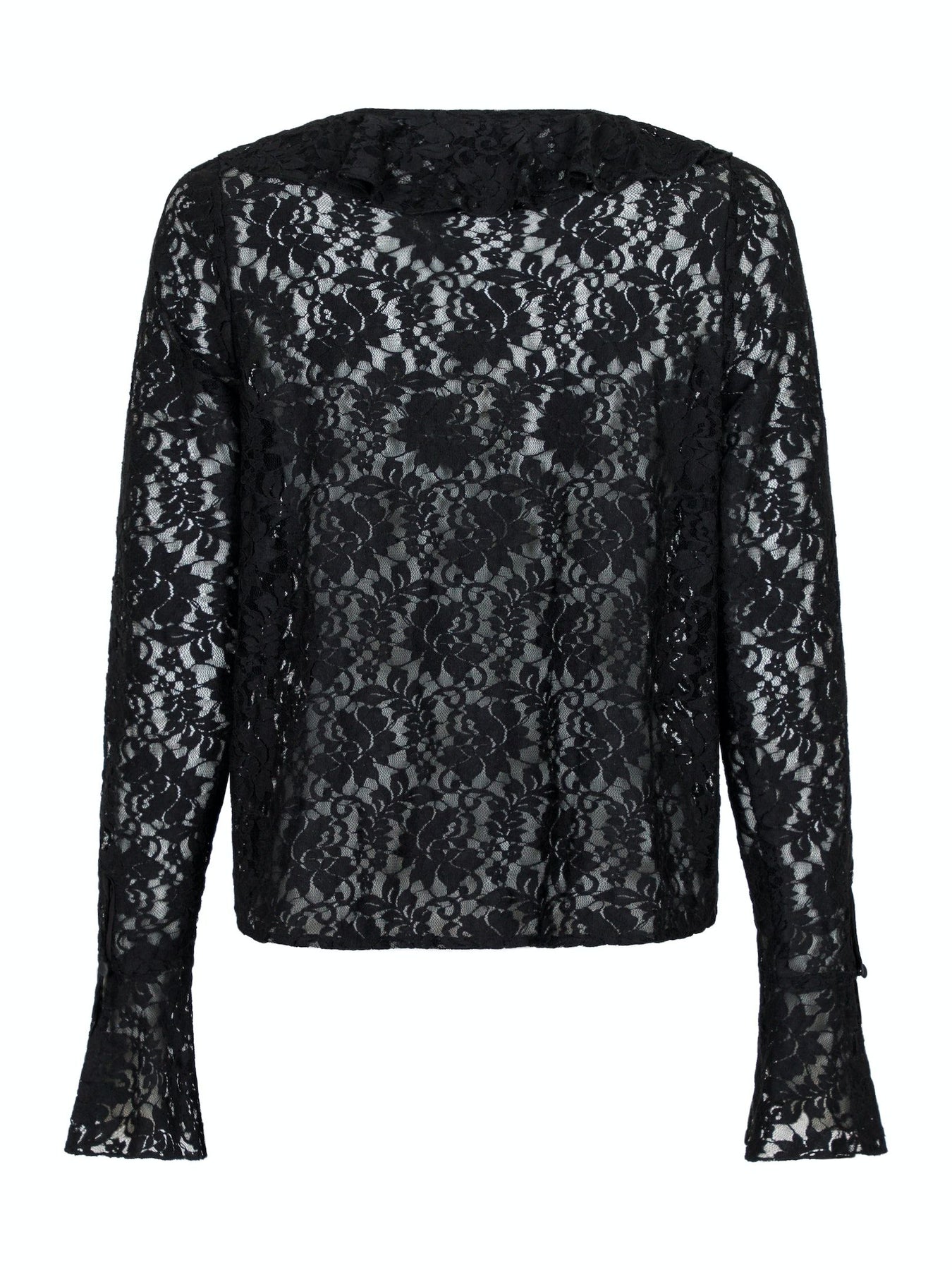 Anika Lace Blouse - Black