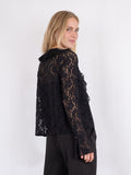Anika Lace Blouse - Black