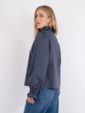 Brielle Multi Stripe Shirt - Dark Navy