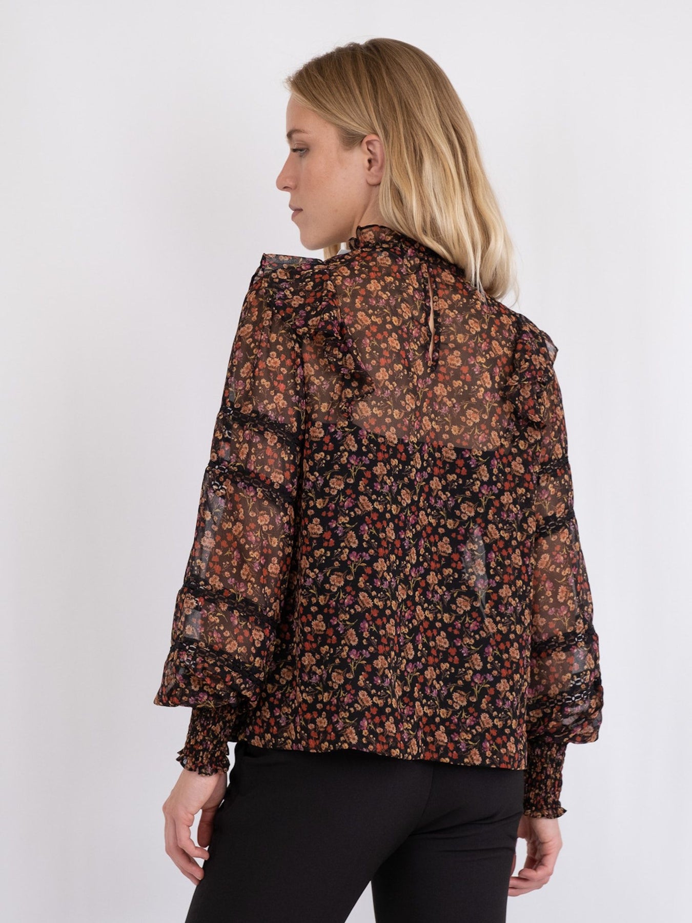 Harmon Garden Blouse - Black