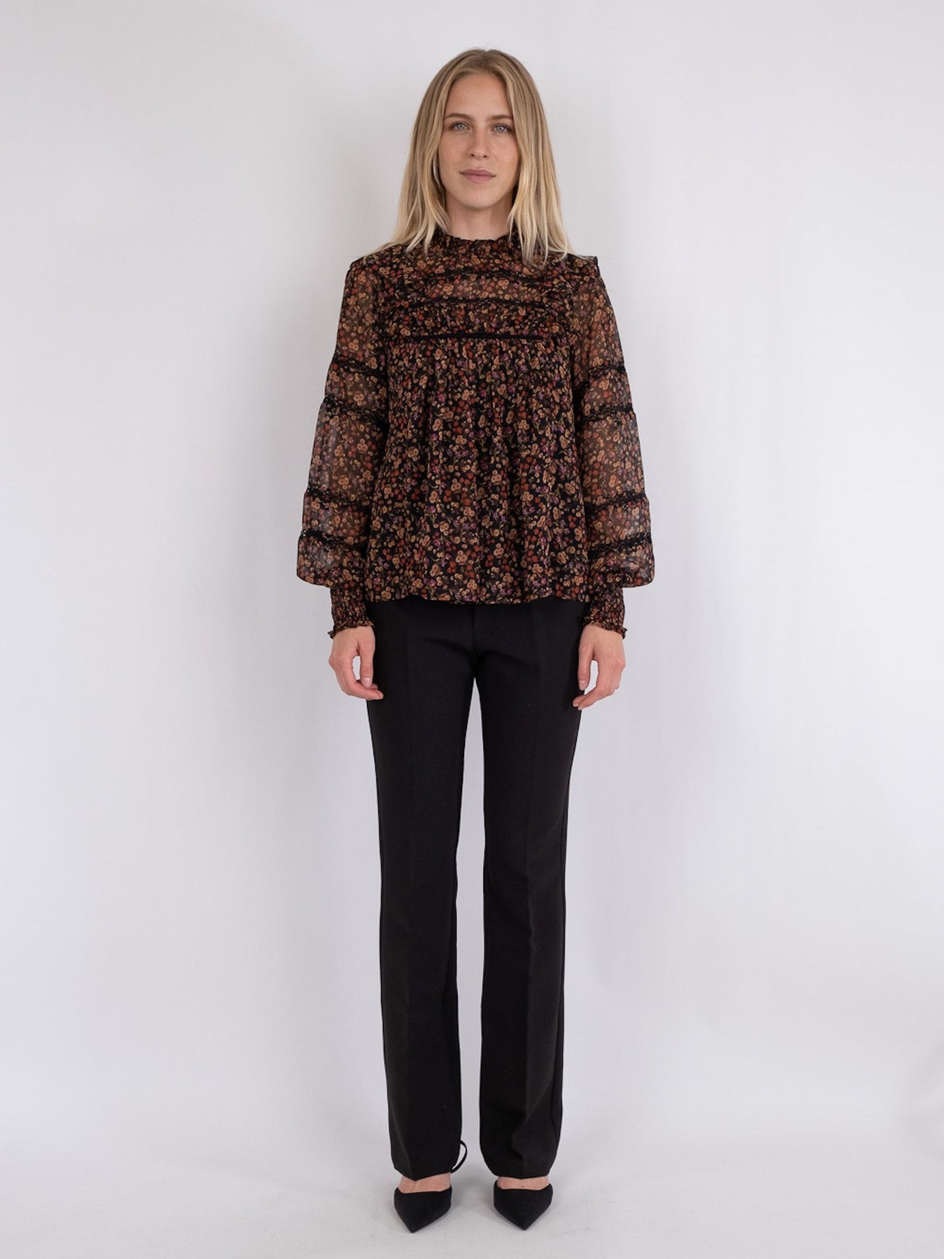 Harmon Garden Blouse - Black