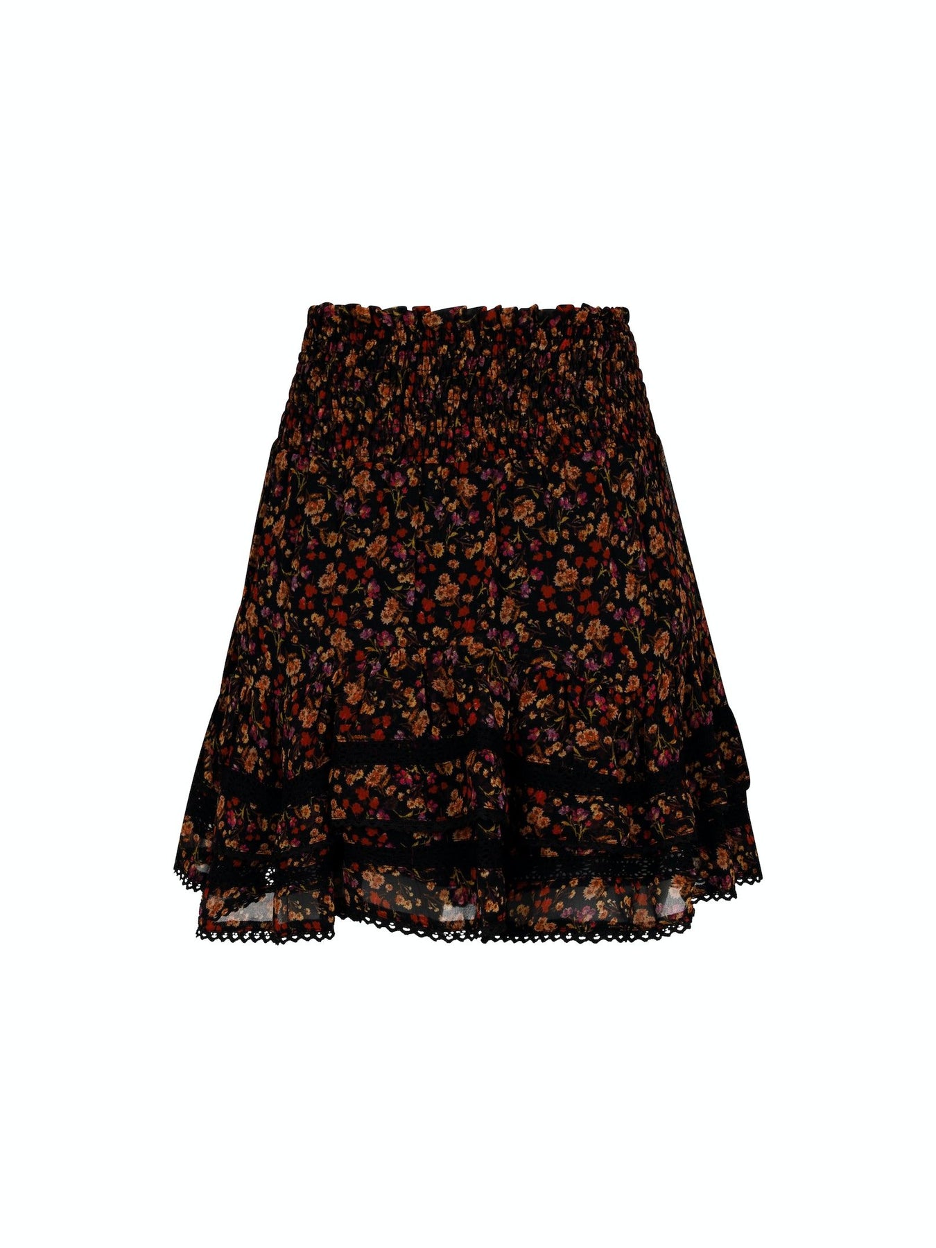Marna Garden Skirt - Black