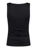 Sophia Jersey Top - Black