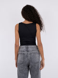Sophia Jersey Top - Black