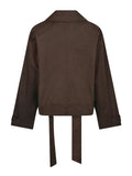 Sia F Jacket - Chokladbrun