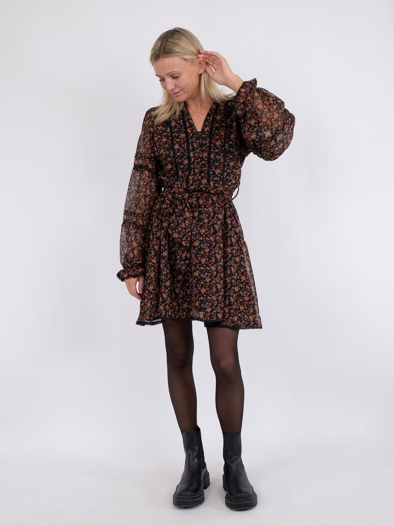 Ditte Garden Dress - Black