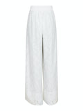 Madison Lace Pants - White