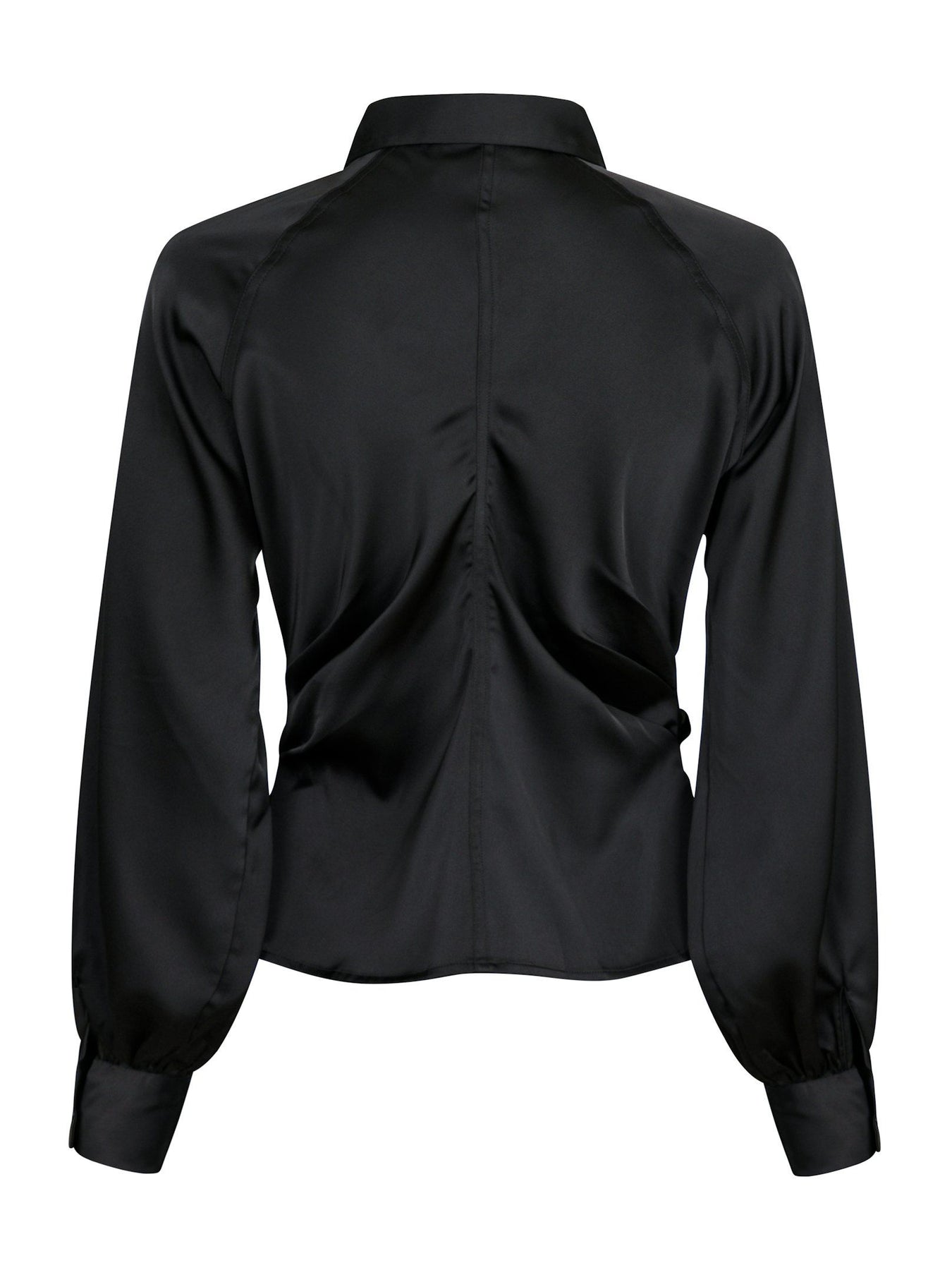 Susannah Sateen Shirt - Black
