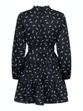 Debbie Little Flower Dress - Black