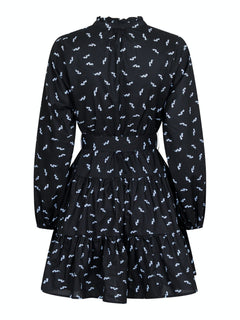 Debbie Little Flower Dress - Black