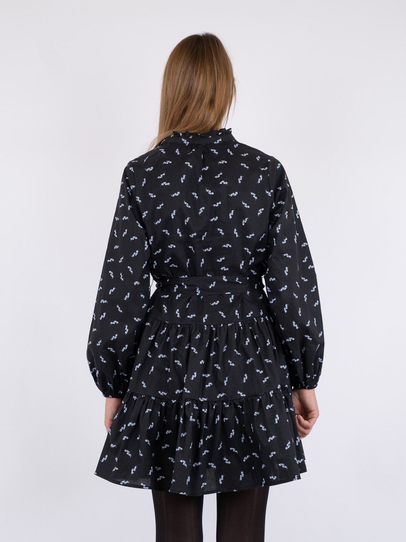 Debbie Little Flower Dress - Black