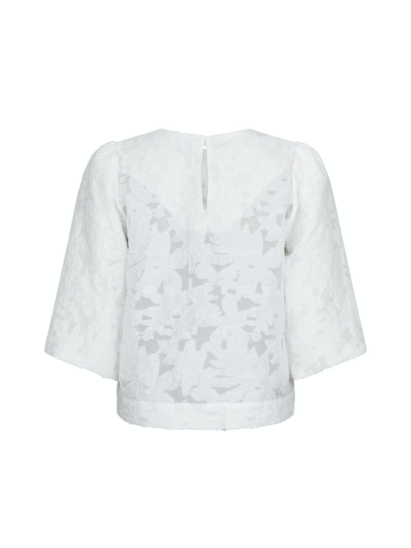 Lava Brocade Blouse - Off White