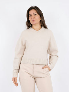 Kamra Knit Blouse - Ivory
