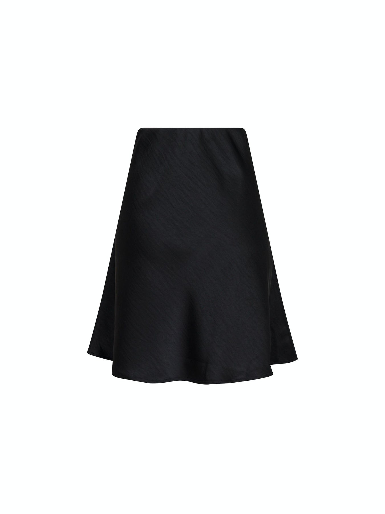 Fiya Heavy Sateen Skirt - Black