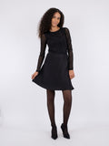 Fiya Heavy Sateen Skirt - Black