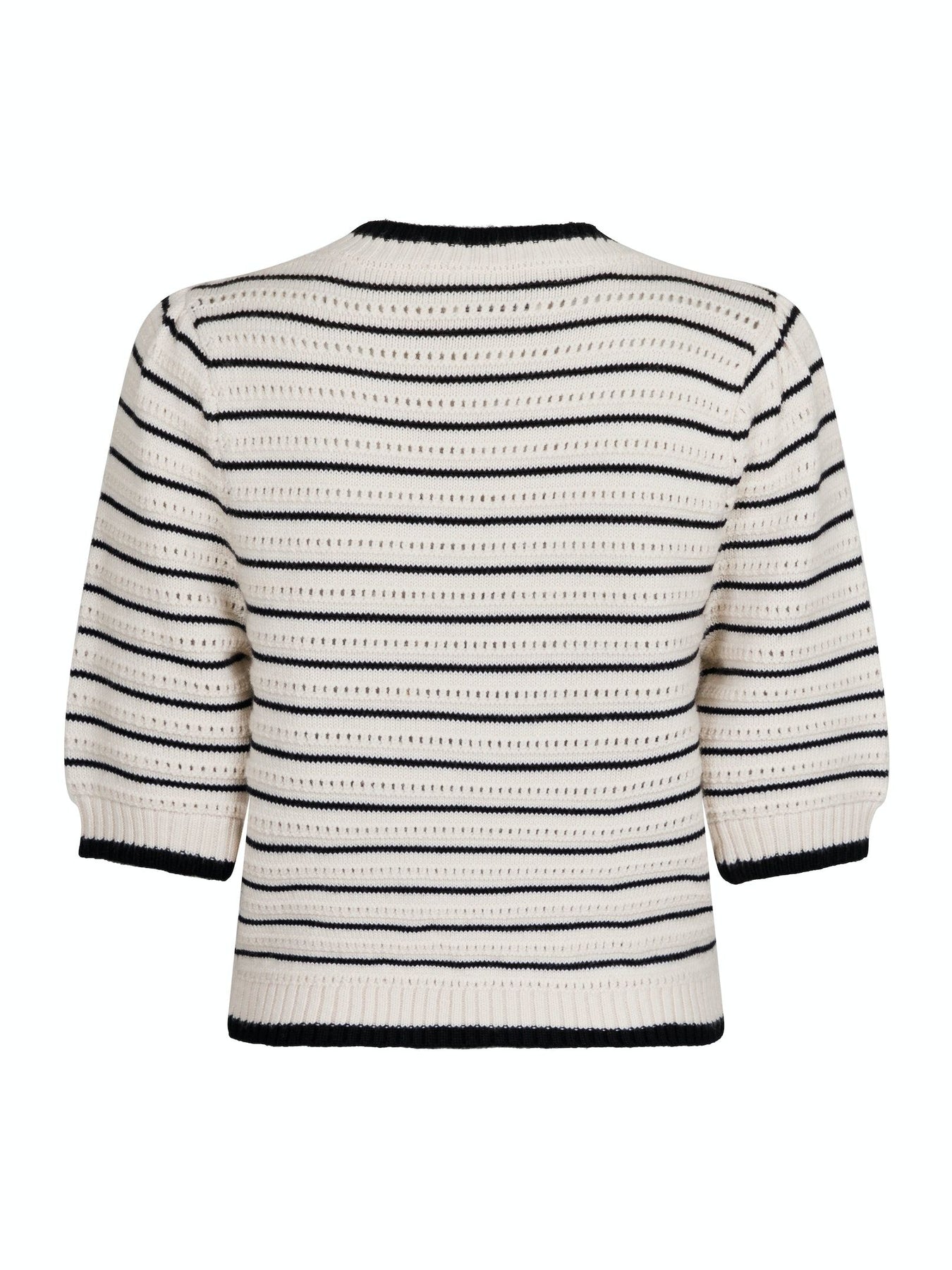 Sidra Stitch Knit Blouse - Ivory