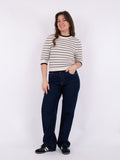 Sidra Stitch Knit Blouse - Ivory