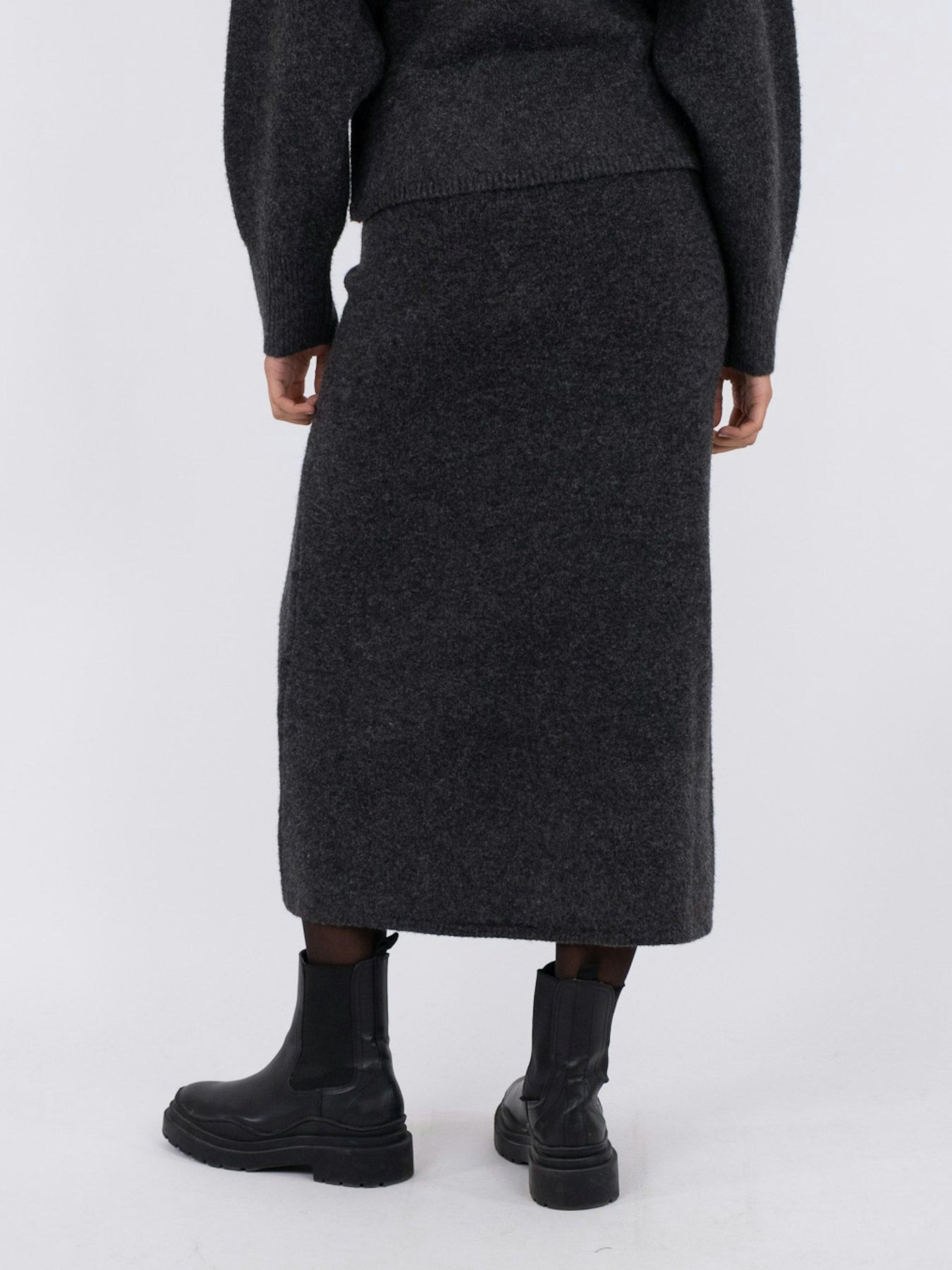 Ashanti Knit Skirt - Antracit
