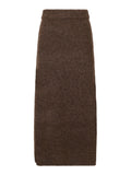 Ashanti Knit Skirt - Brown Melange
