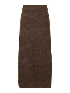 Ashanti Knit Skirt - Brown Melange