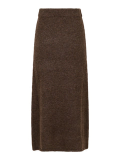Ashanti Knit Skirt - Brown Melange