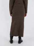 Ashanti Knit Skirt - Brown Melange